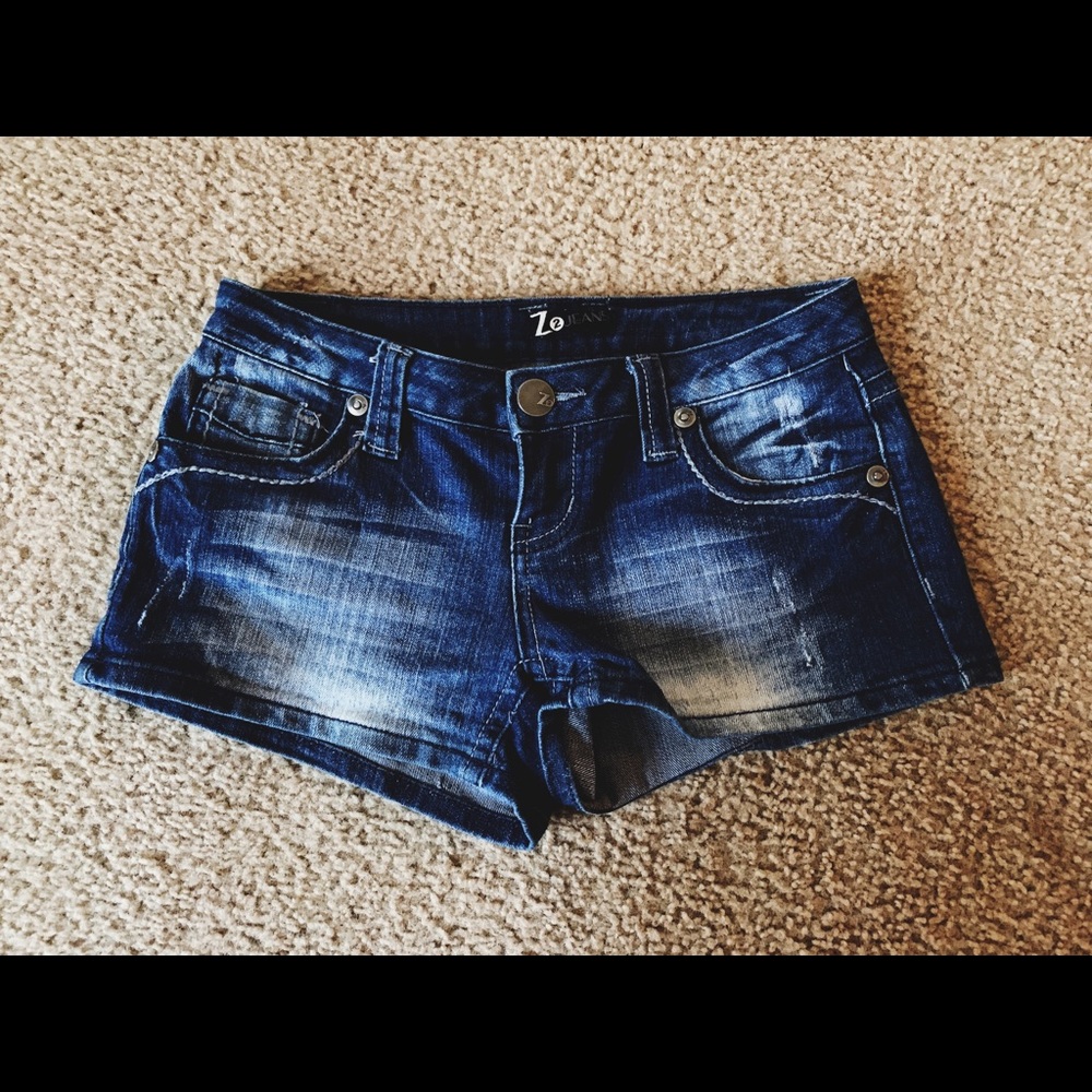 Denim Short Shorts